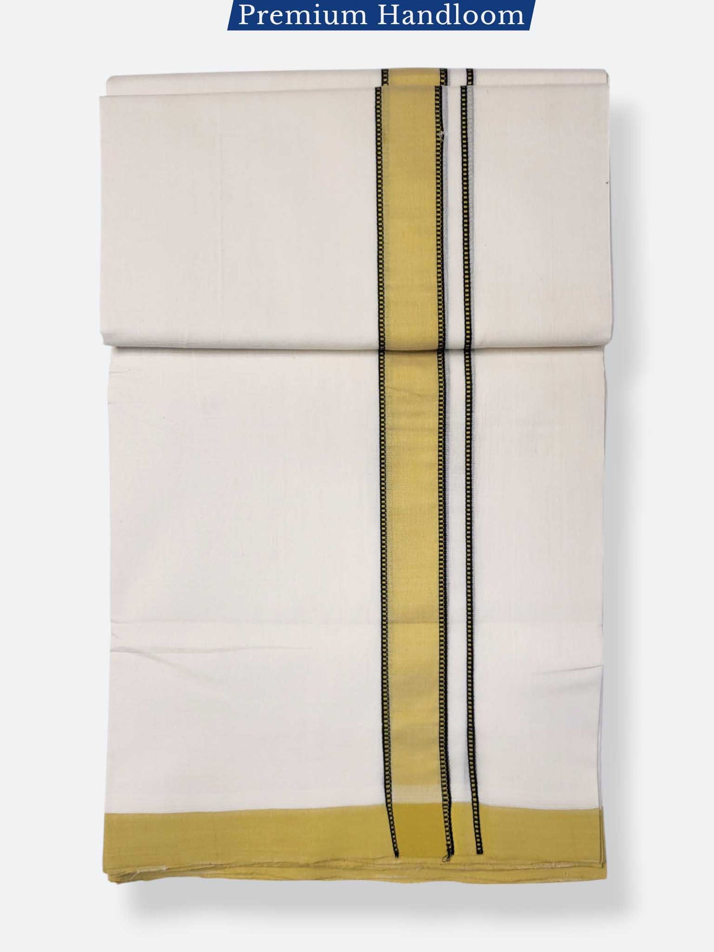 Kerala Premium Balaramapuram Handloom Dhoti/Mundu for Men