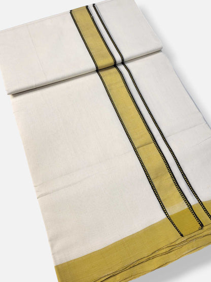 Kerala Premium Balaramapuram Handloom Dhoti/Mundu for Men