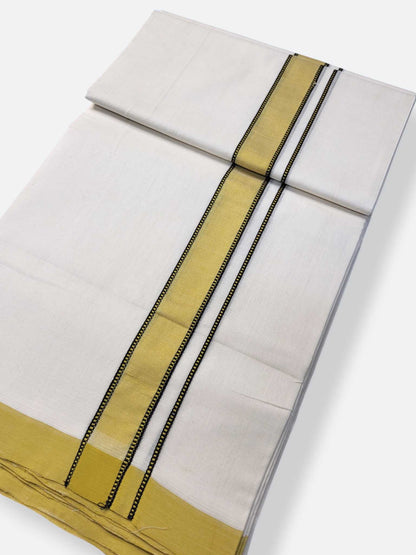 Kerala Premium Balaramapuram Handloom Dhoti/Mundu for Men