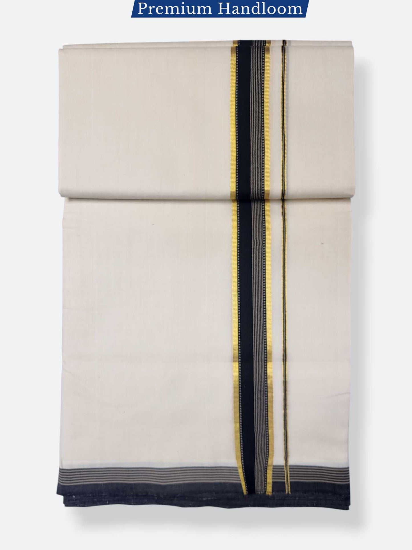 Kerala Premium Balaramapuram Handloom Dhoti/Mundu for Men