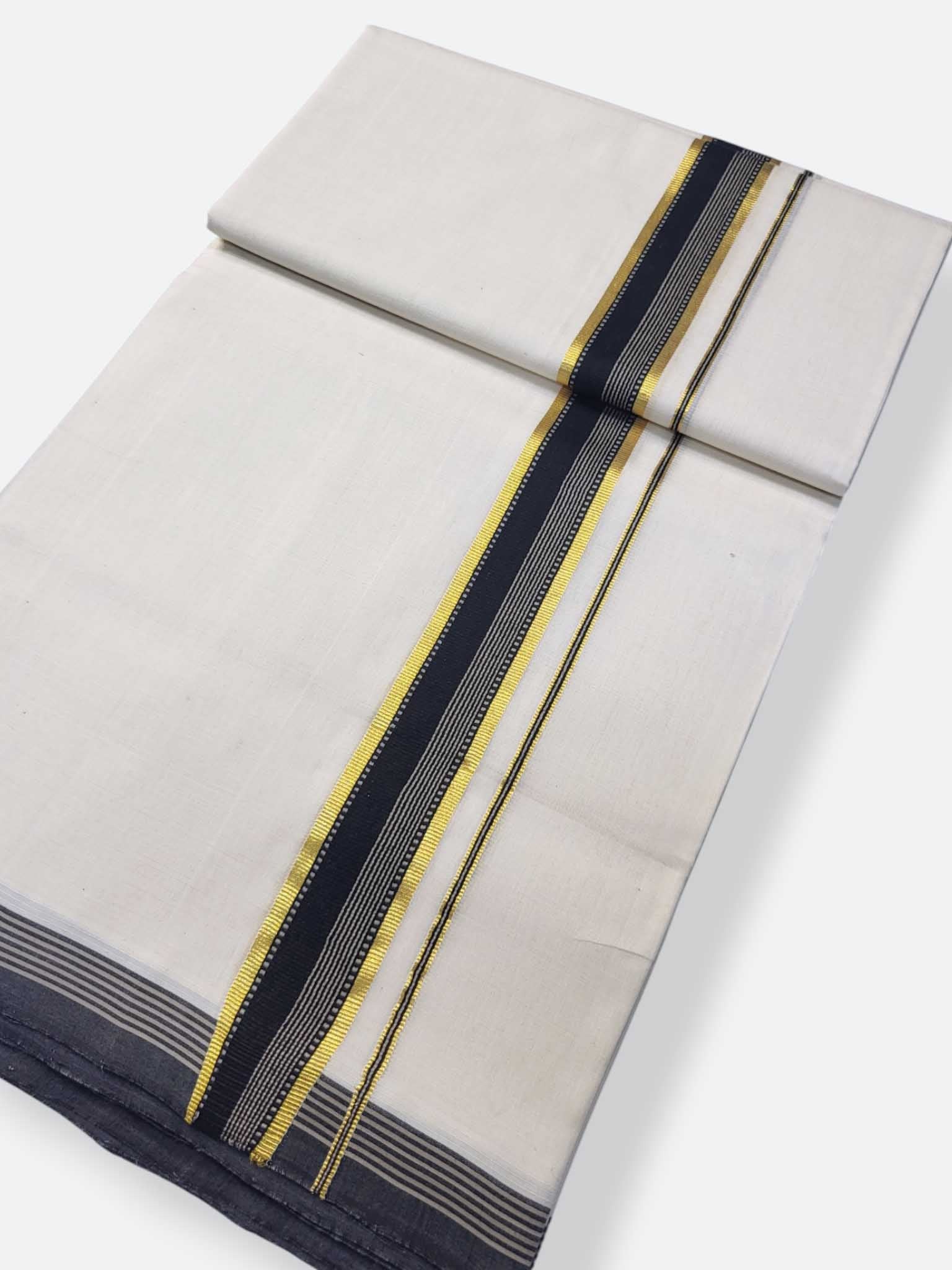 Kerala Premium Balaramapuram Handloom Dhoti/Mundu for Men