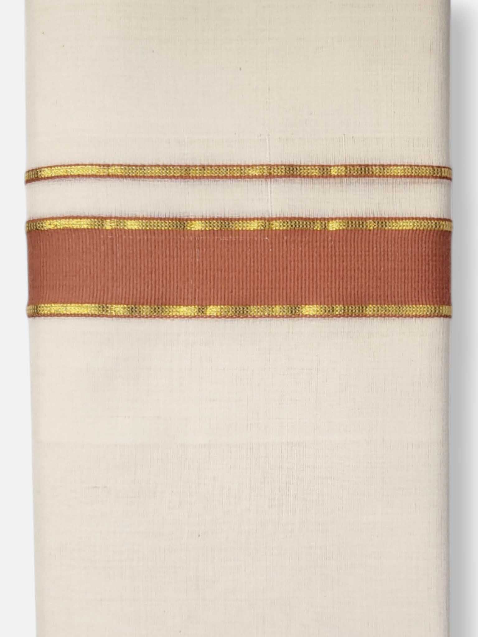 Kerala Premium Balaramapuram Handloom Dhoti/Mundu for Men