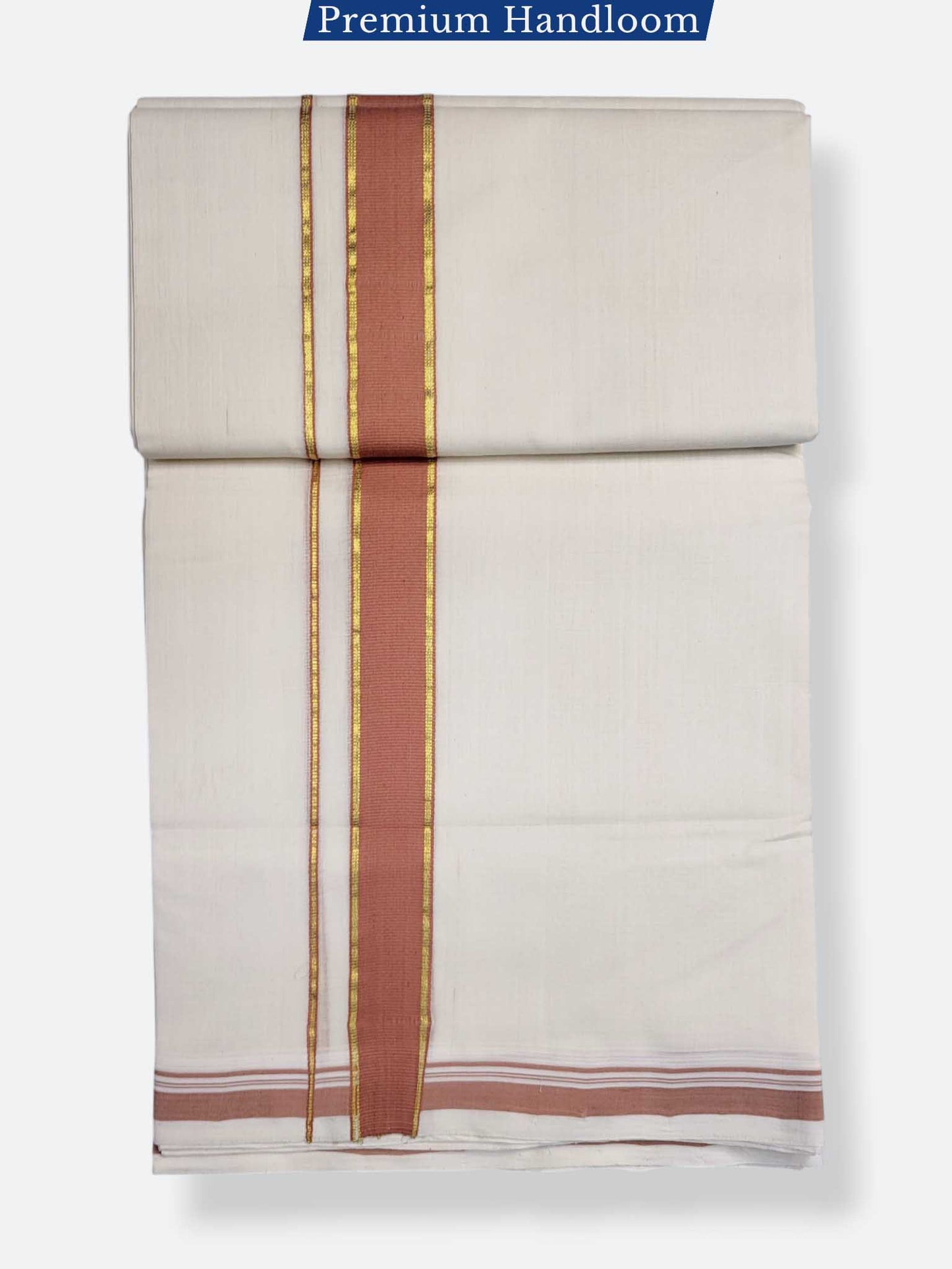 Kerala Premium Balaramapuram Handloom Dhoti/Mundu for Men