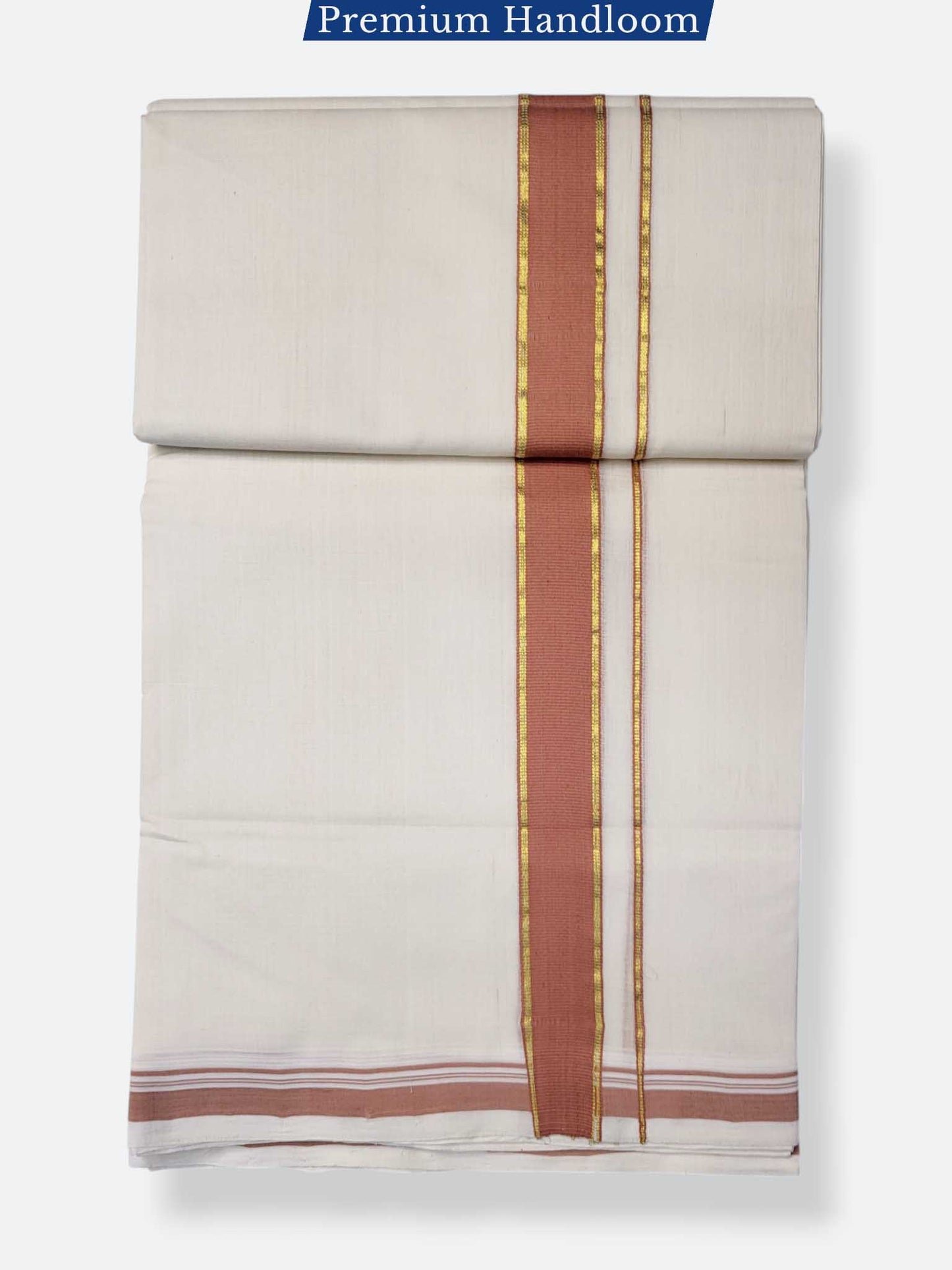 Kerala Premium Balaramapuram Handloom Dhoti/Mundu for Men