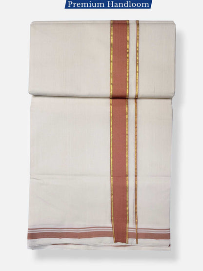Kerala Premium Balaramapuram Handloom Dhoti/Mundu for Men