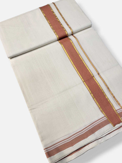 Kerala Premium Balaramapuram Handloom Dhoti/Mundu for Men
