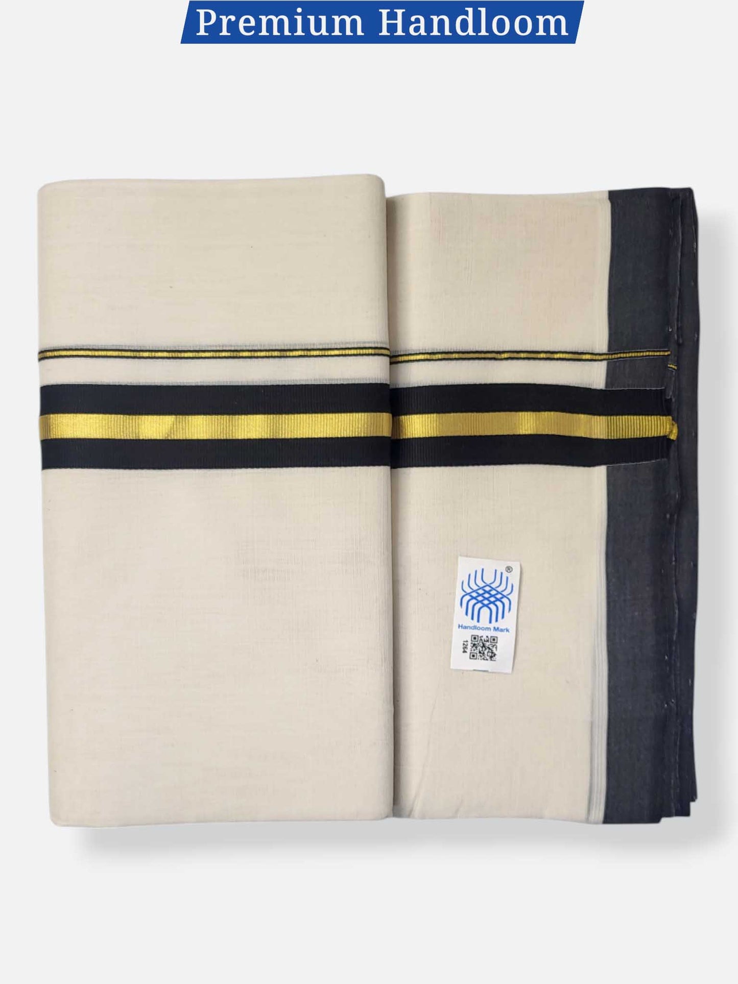 Kerala Premium Balaramapuram Handloom Dhoti/Mundu for Men