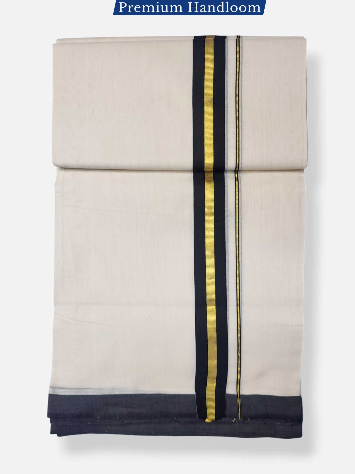 Kerala Premium Balaramapuram Handloom Dhoti/Mundu for Men