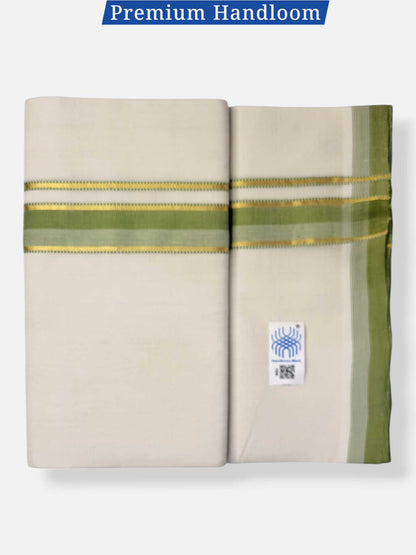 Kerala Premium Balaramapuram Handloom Dhoti/Mundu for Men