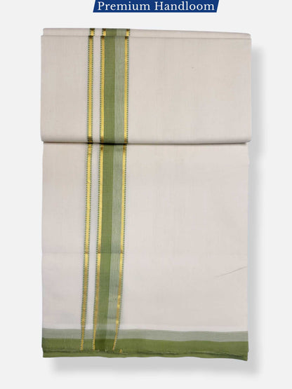 Kerala Premium Balaramapuram Handloom Dhoti/Mundu for Men