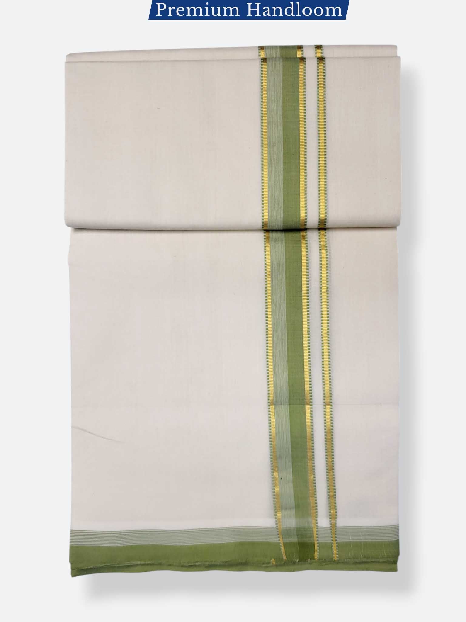 Kerala Premium Balaramapuram Handloom Dhoti/Mundu for Men