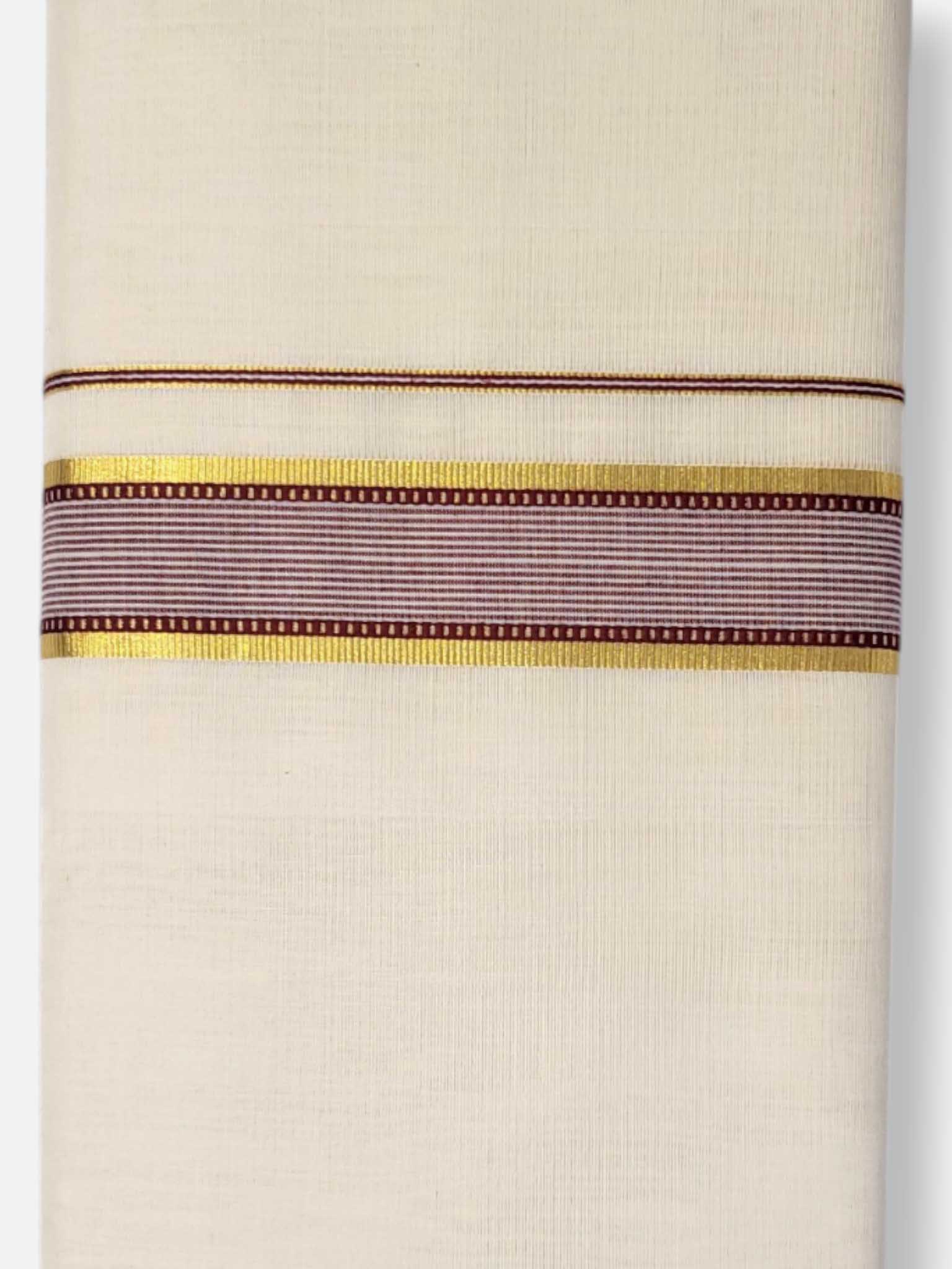 Kerala Premium Balaramapuram Handloom Dhoti/Mundu for Men