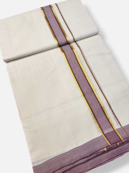 Kerala Premium Balaramapuram Handloom Dhoti/Mundu for Men