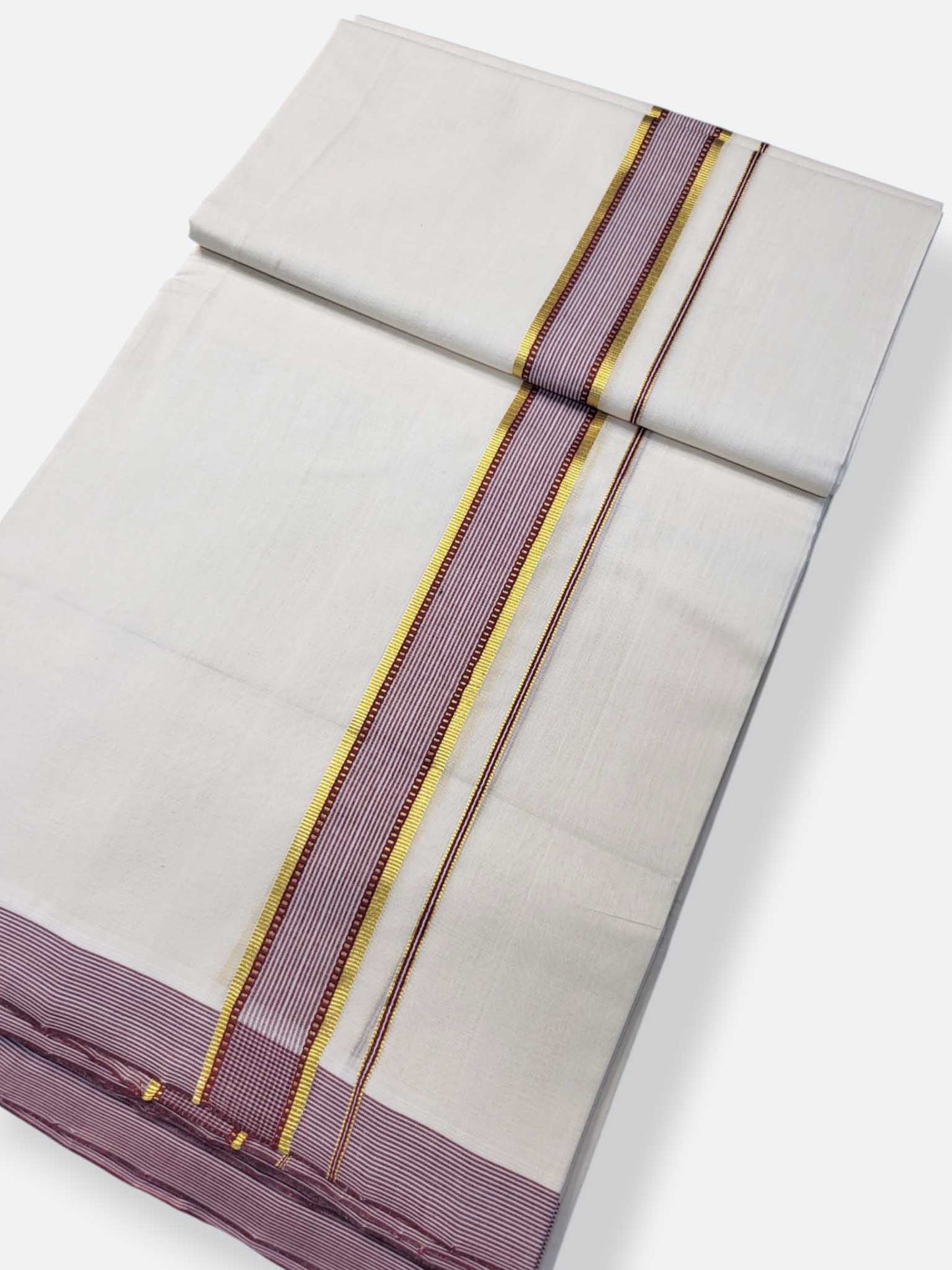 Kerala Premium Balaramapuram Handloom Dhoti/Mundu for Men