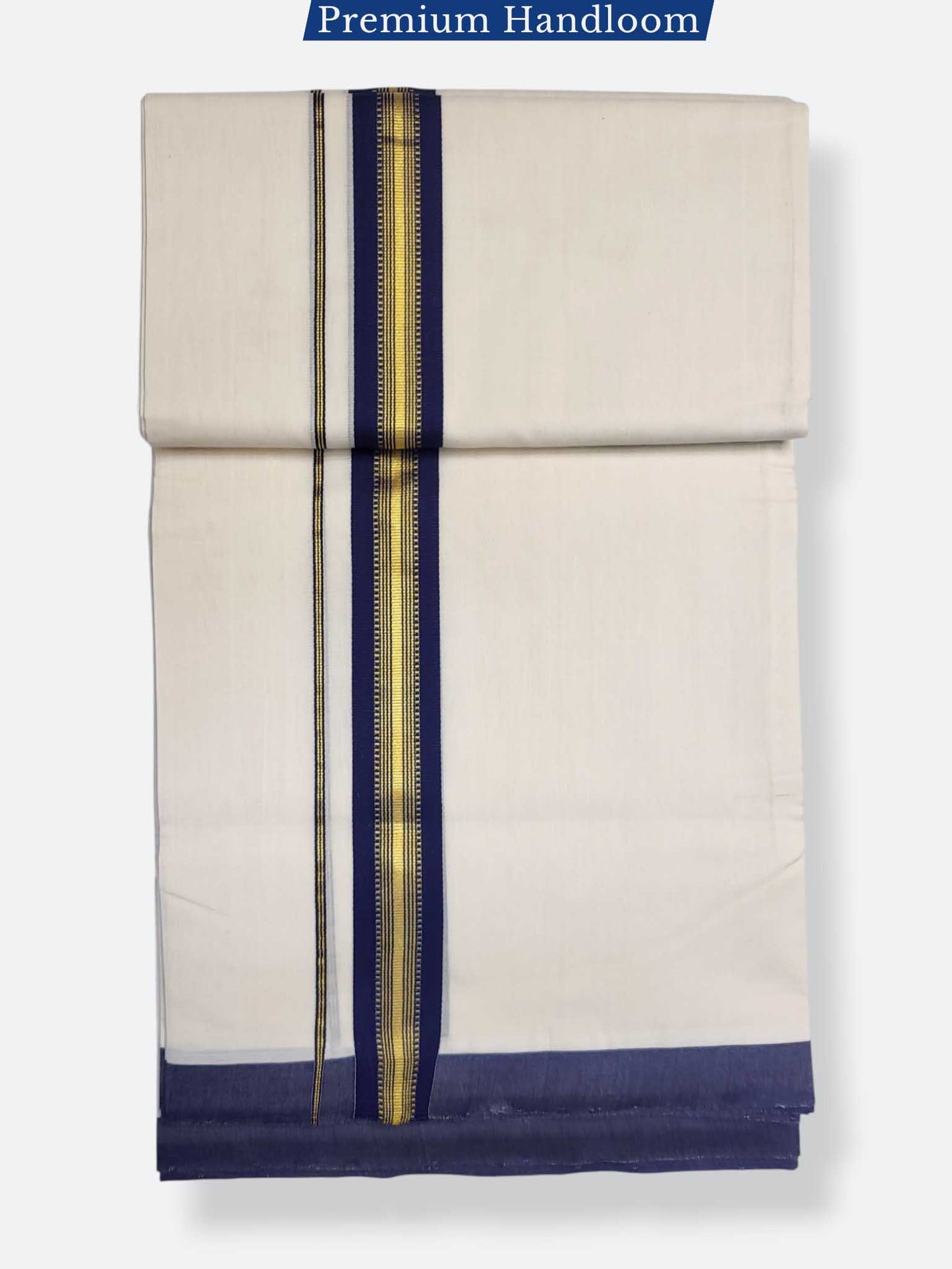 Kerala Premium Balaramapuram Handloom Dhoti/Mundu for Men