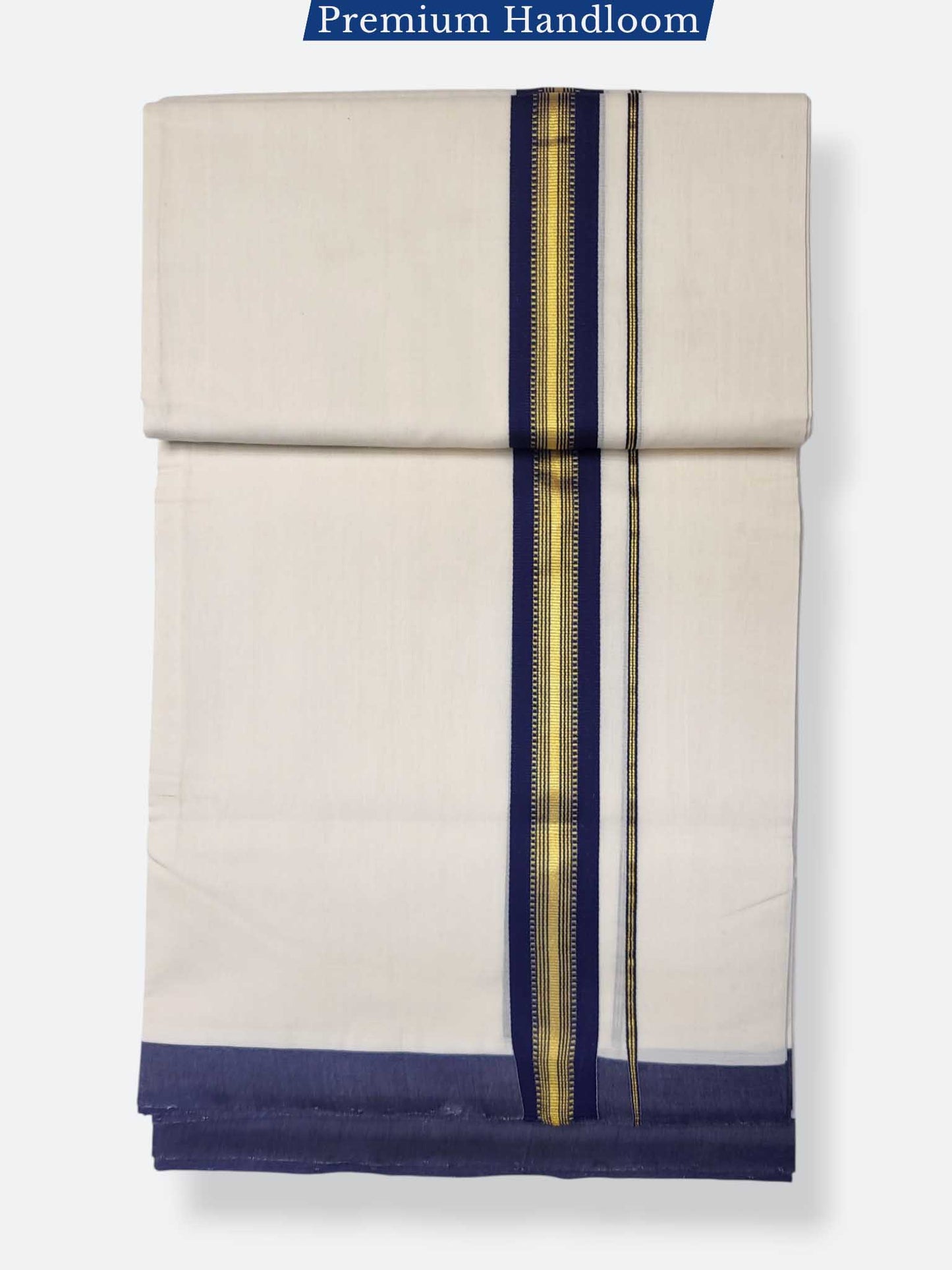 Kerala Premium Balaramapuram Handloom Dhoti/Mundu for Men