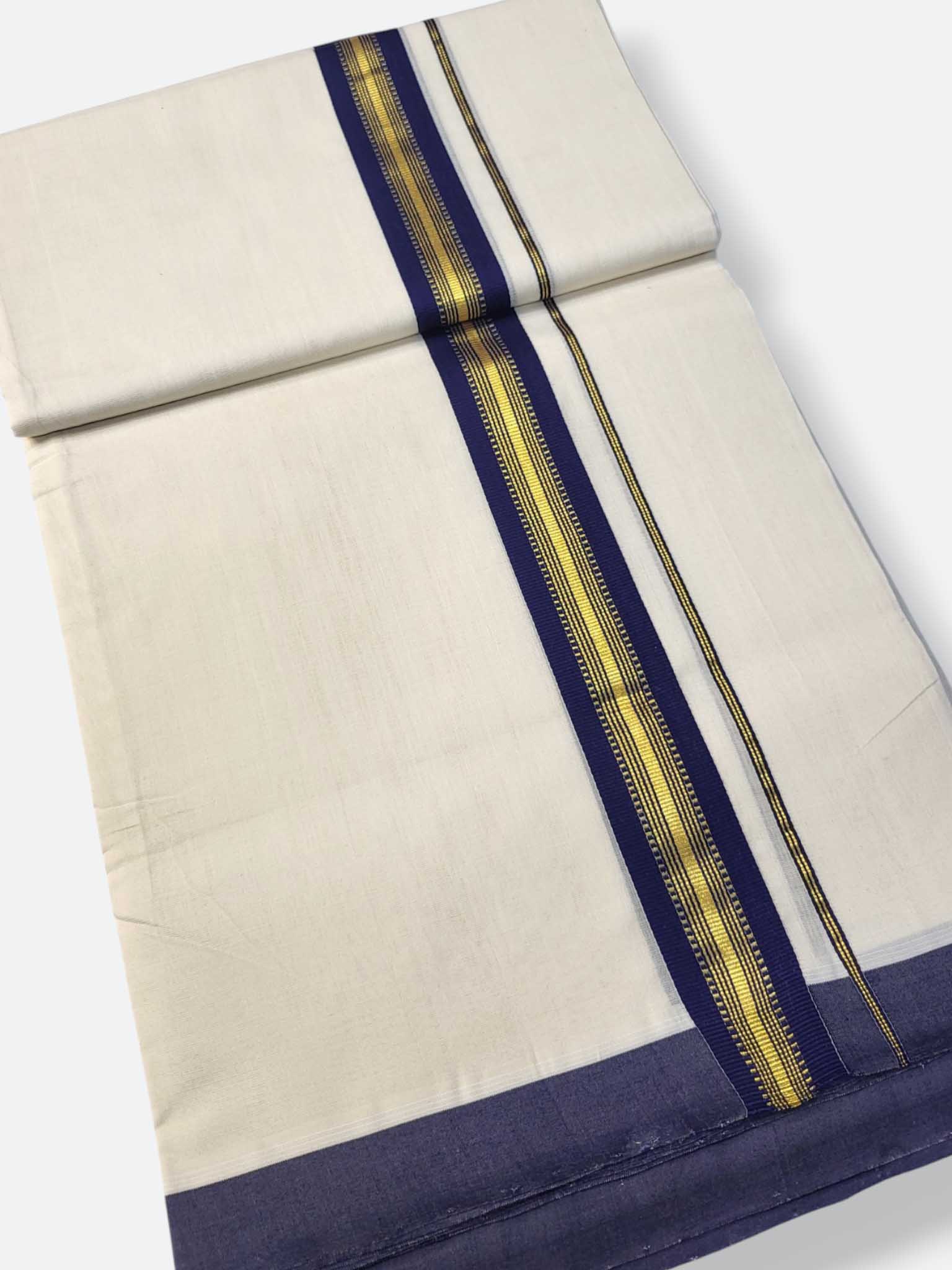 Kerala Premium Balaramapuram Handloom Dhoti/Mundu for Men