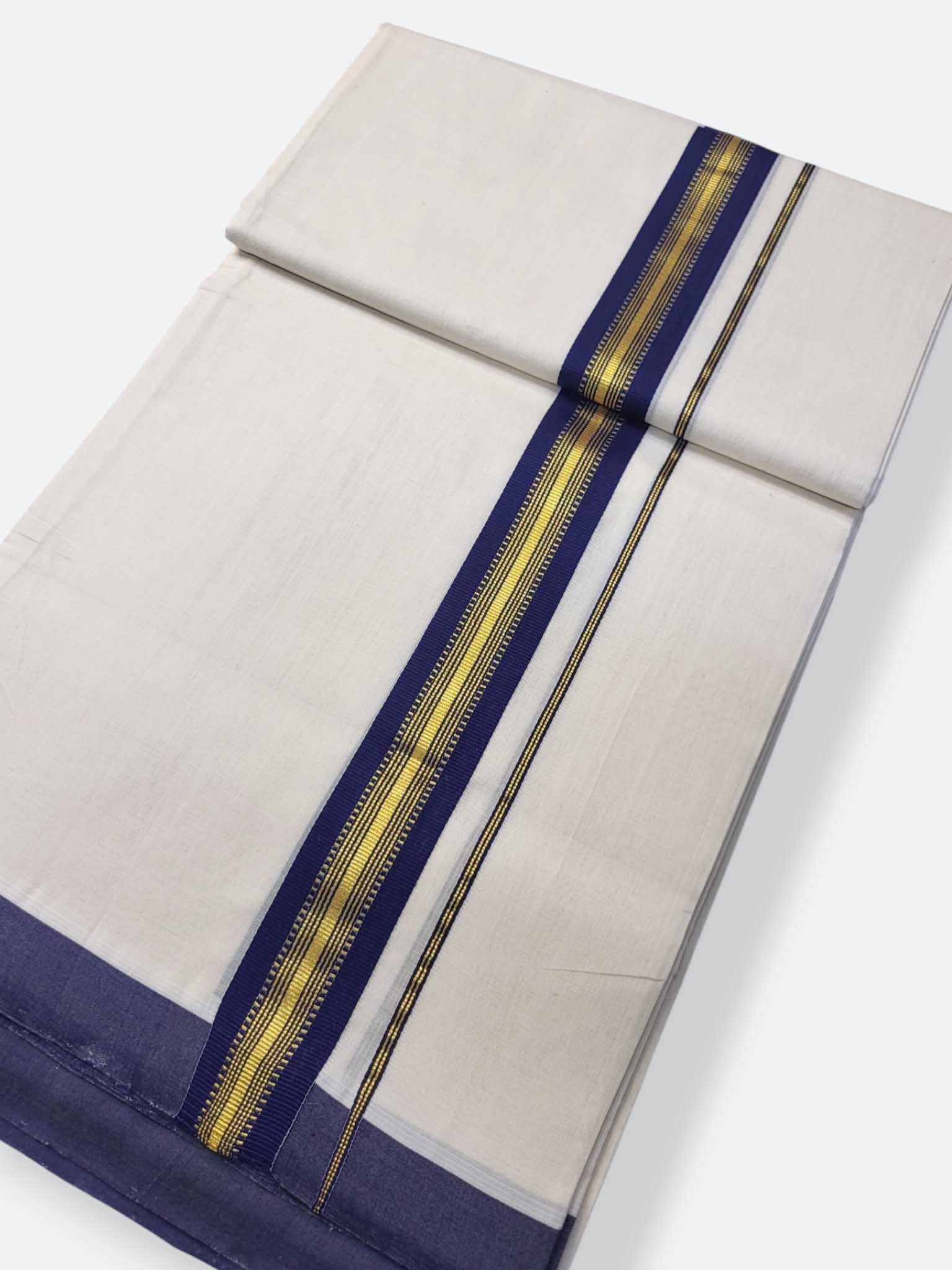Kerala Premium Balaramapuram Handloom Dhoti/Mundu for Men