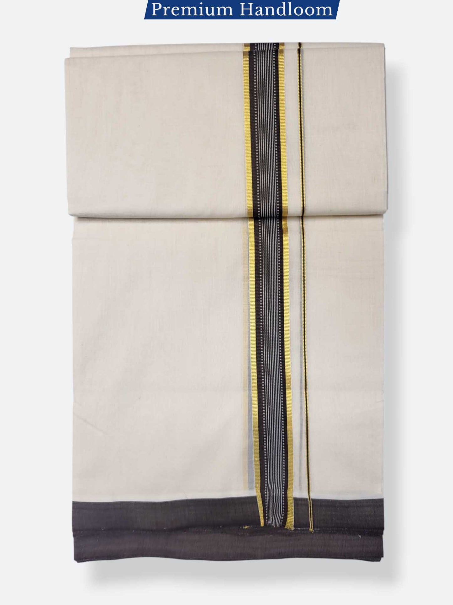 Kerala Premium Balaramapuram Handloom Dhoti/Mundu for Men
