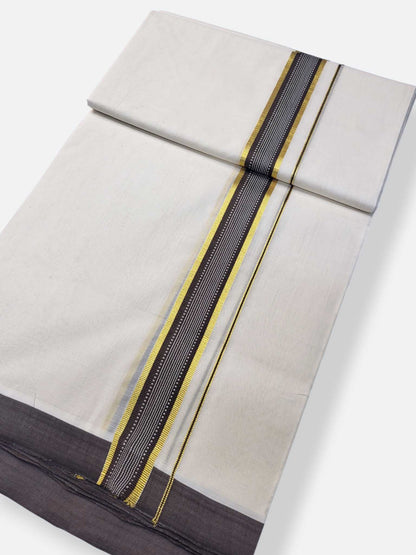 Kerala Premium Balaramapuram Handloom Dhoti/Mundu for Men