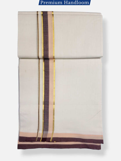 Kerala Premium Balaramapuram Handloom Dhoti/Mundu for Men