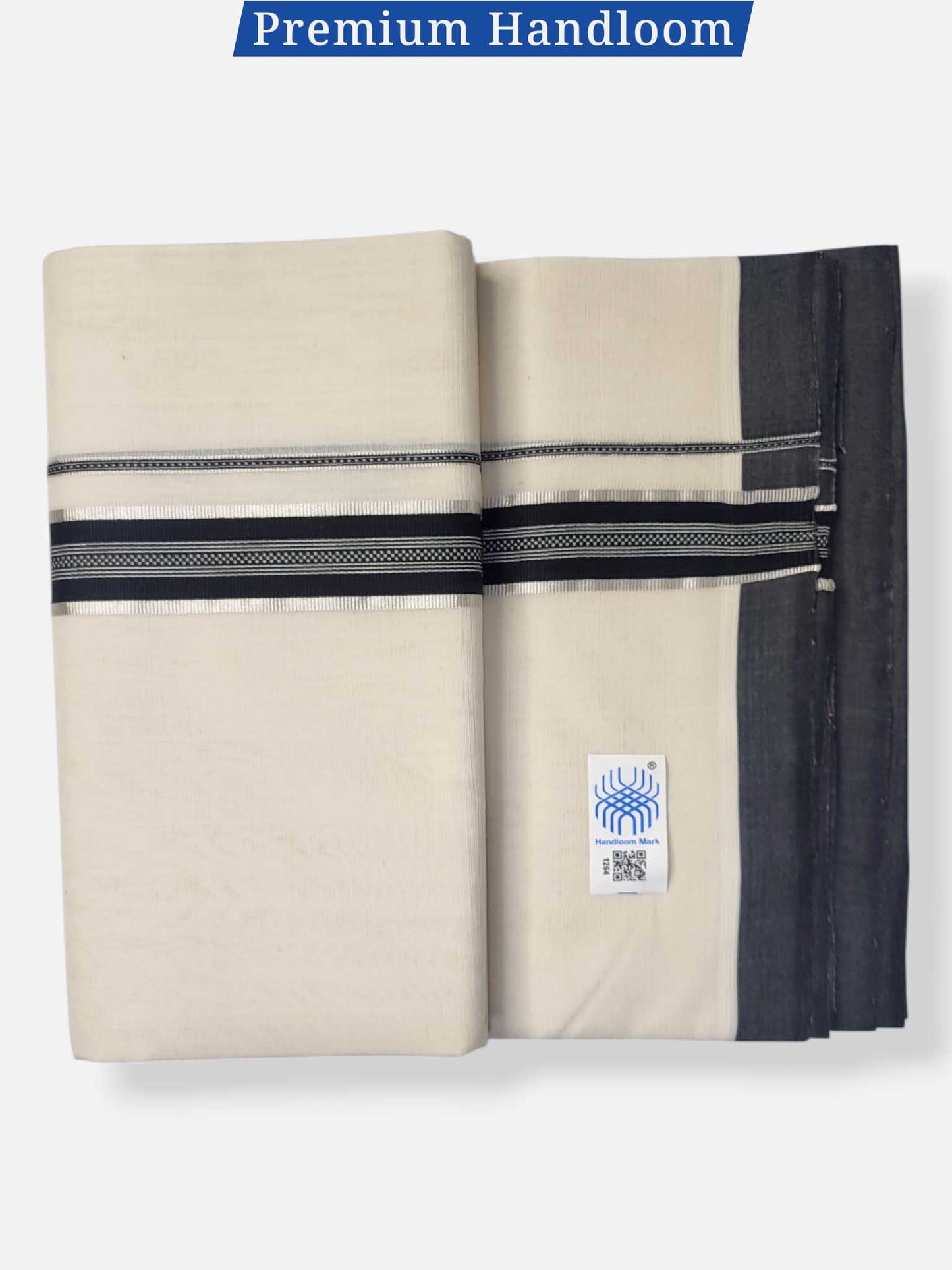 Kerala Premium Balaramapuram Handloom Dhoti/Mundu for Men
