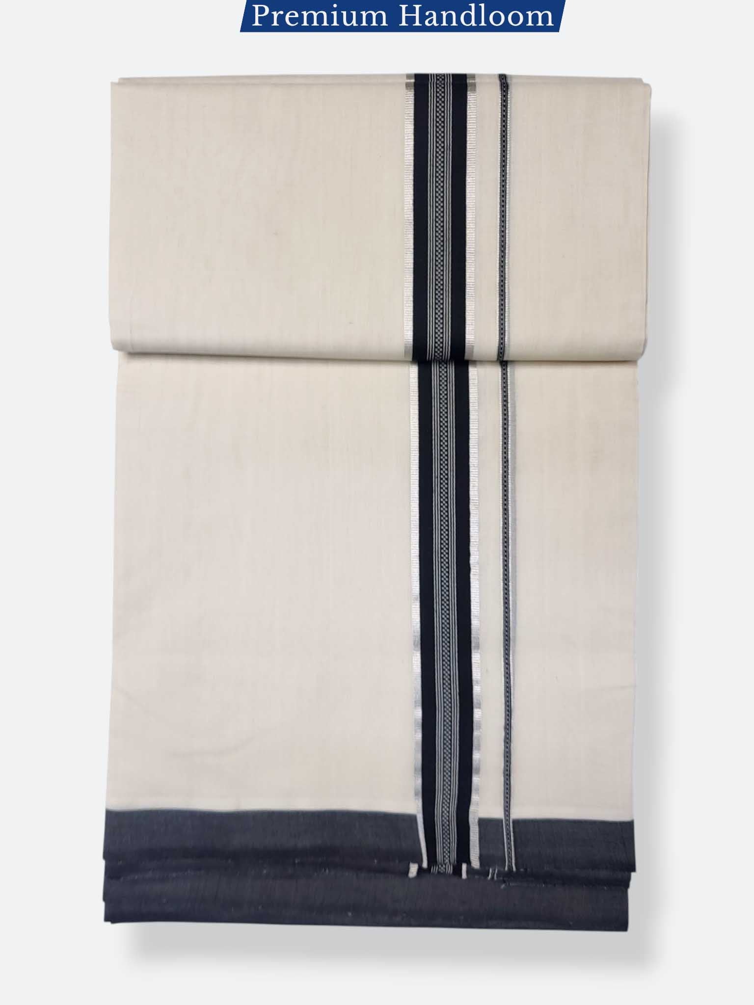 Kerala Premium Balaramapuram Handloom Dhoti/Mundu for Men