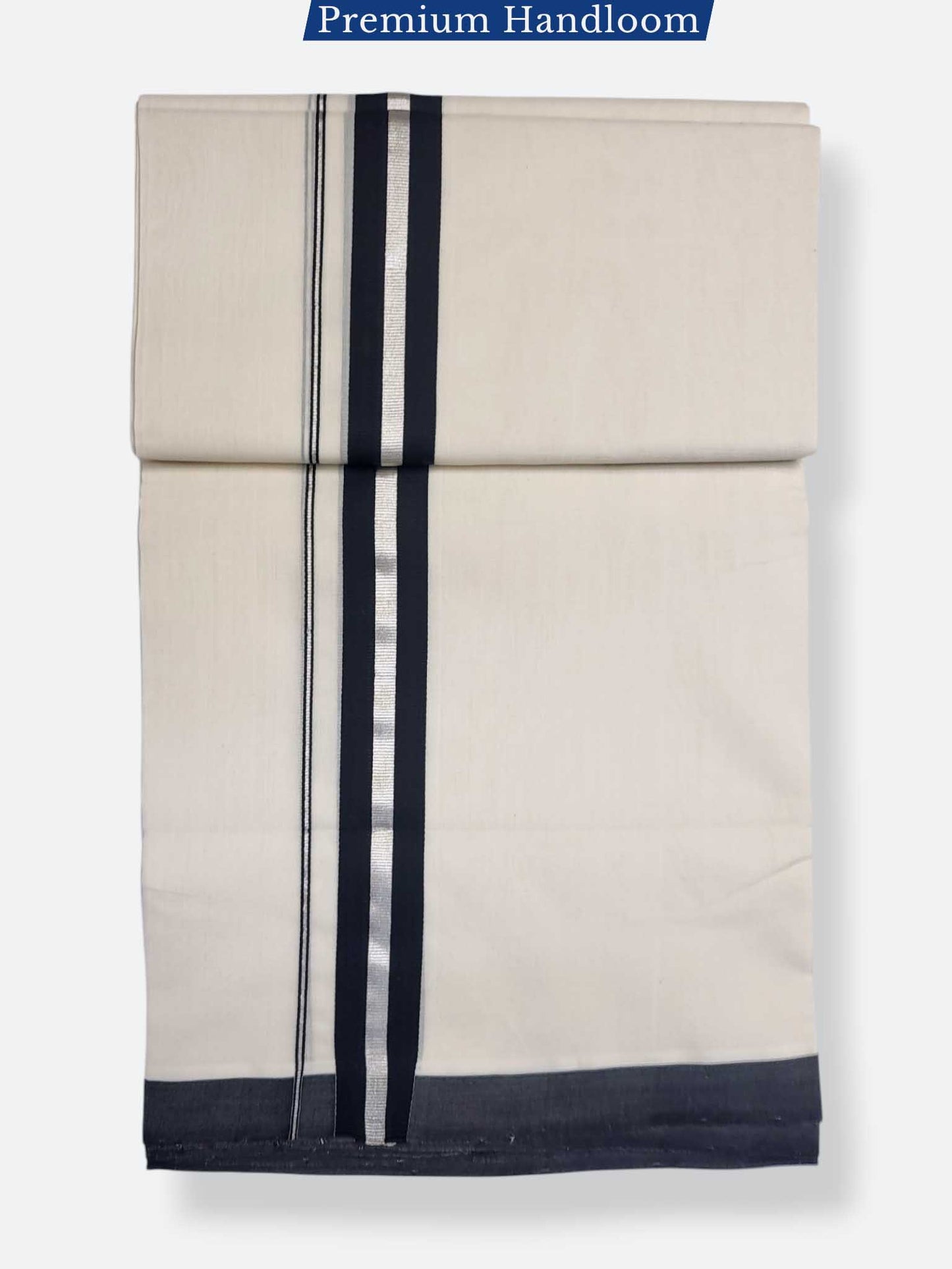 Kerala Premium Balaramapuram Handloom Dhoti/Mundu for Men