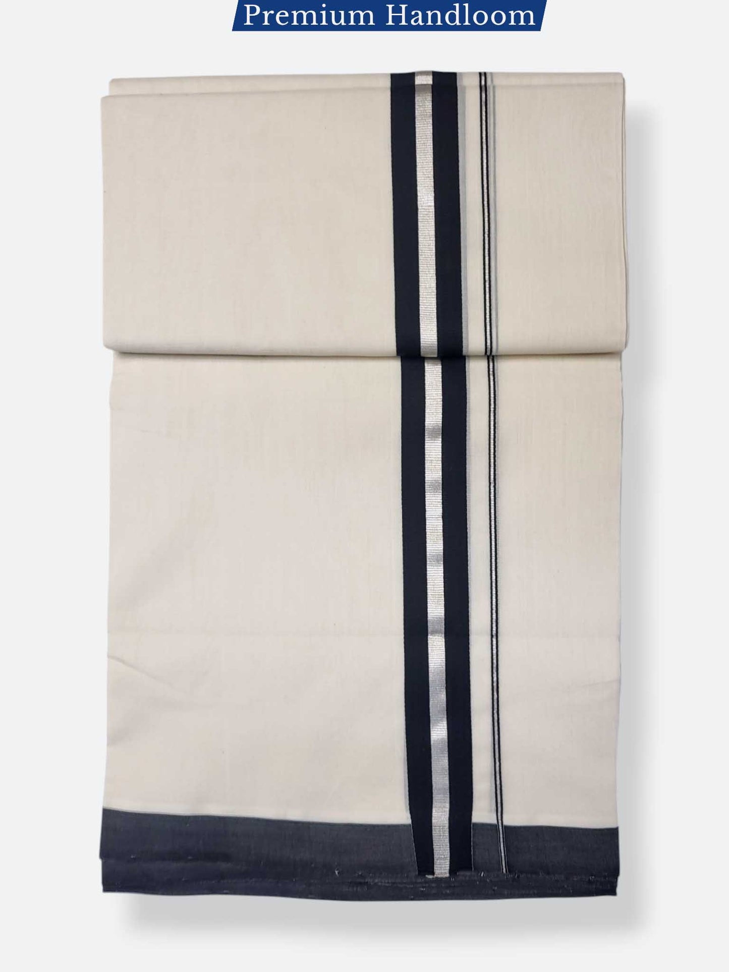 Kerala Premium Balaramapuram Handloom Dhoti/Mundu for Men