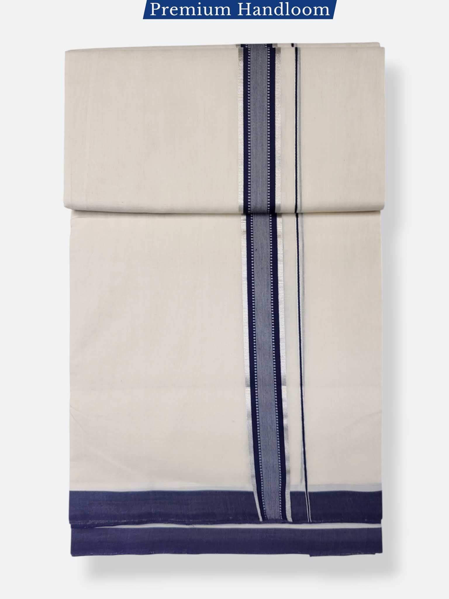 Kerala Premium Balaramapuram Handloom Dhoti/Mundu for Men