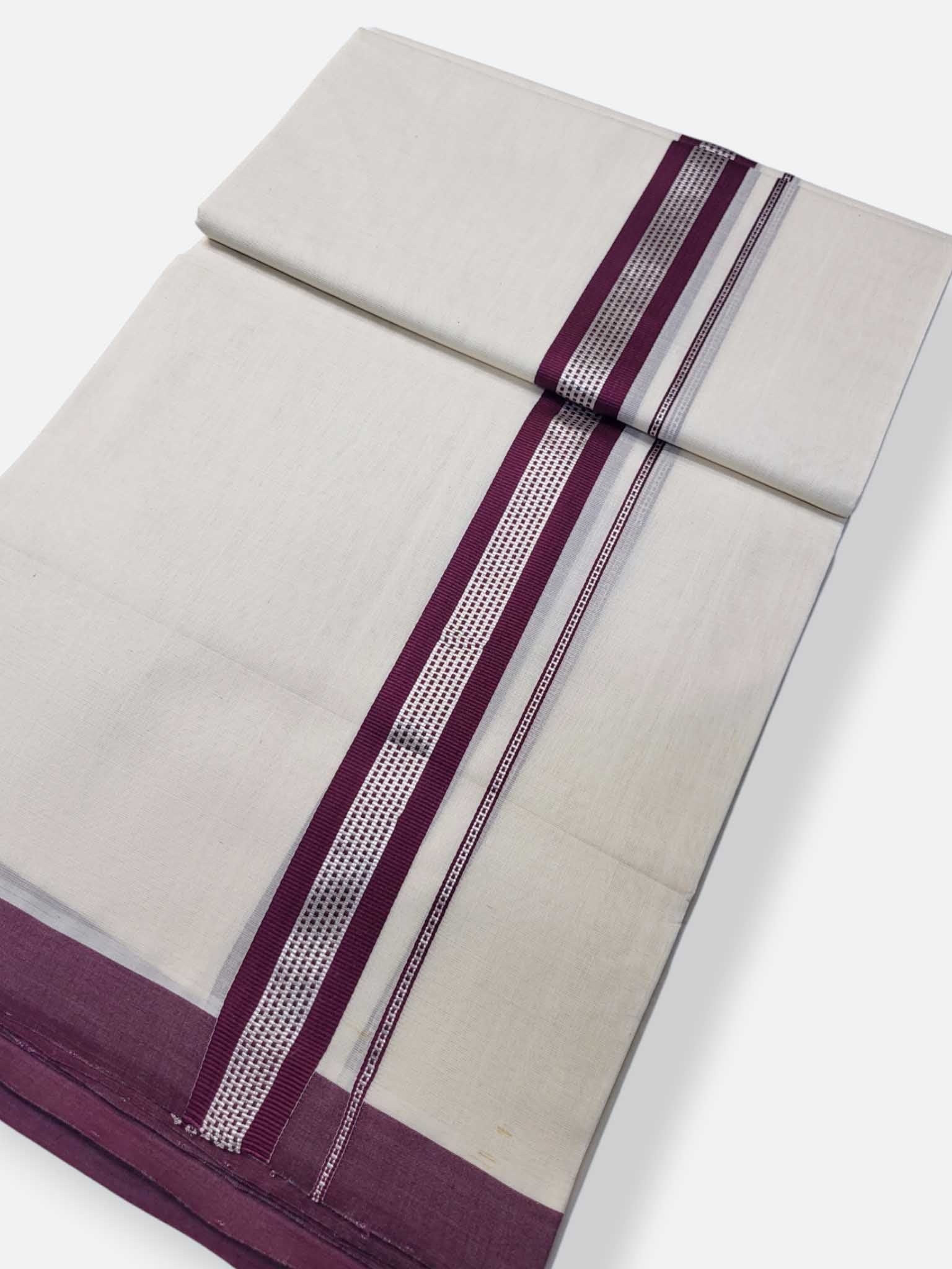 Kerala Premium Balaramapuram Handloom Dhoti/Mundu for Men