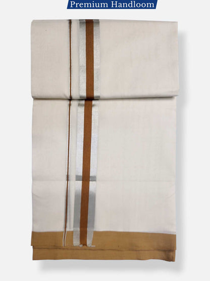 Kerala Premium Balaramapuram Handloom Dhoti/Mundu for Men