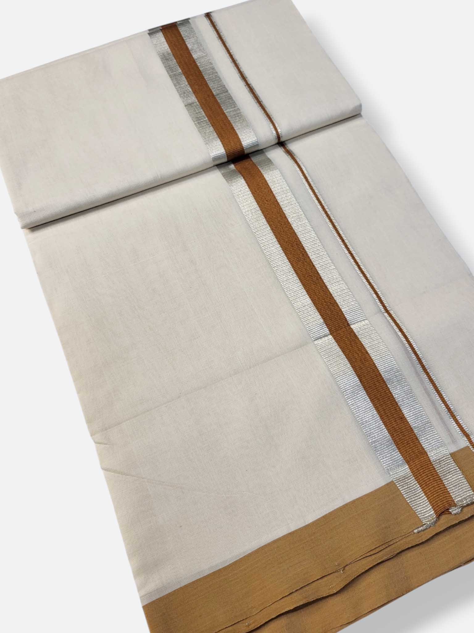 Kerala Premium Balaramapuram Handloom Dhoti/Mundu for Men
