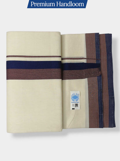 Kerala Premium Balaramapuram Handloom Dhoti/Mundu for Men