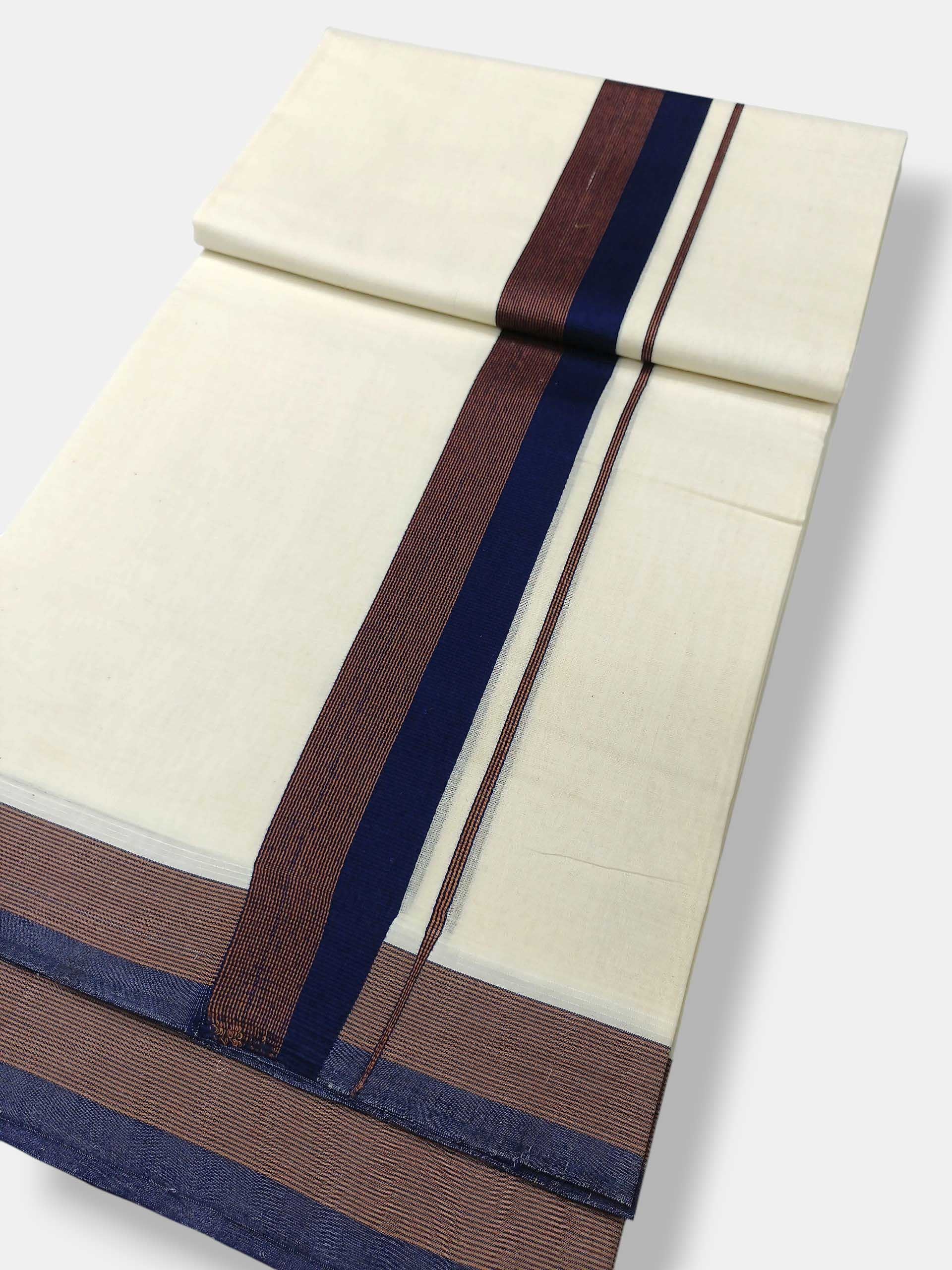 Kerala Premium Balaramapuram Handloom Dhoti/Mundu for Men