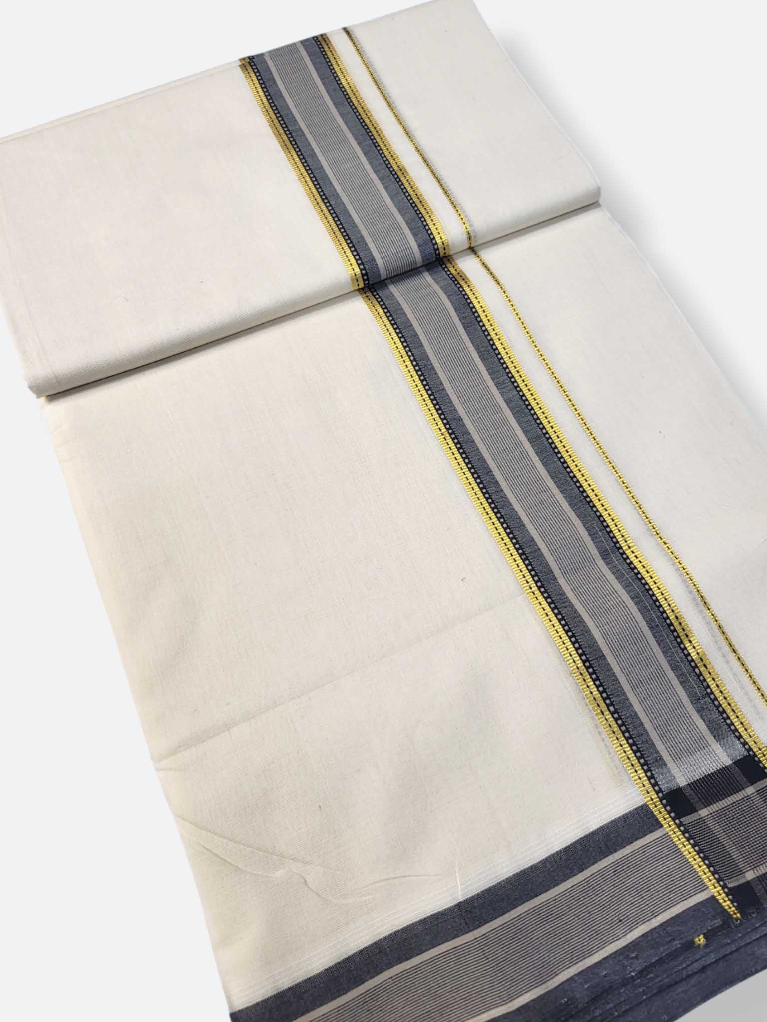 Kerala Premium Balaramapuram Handloom Dhoti/Mundu for Men