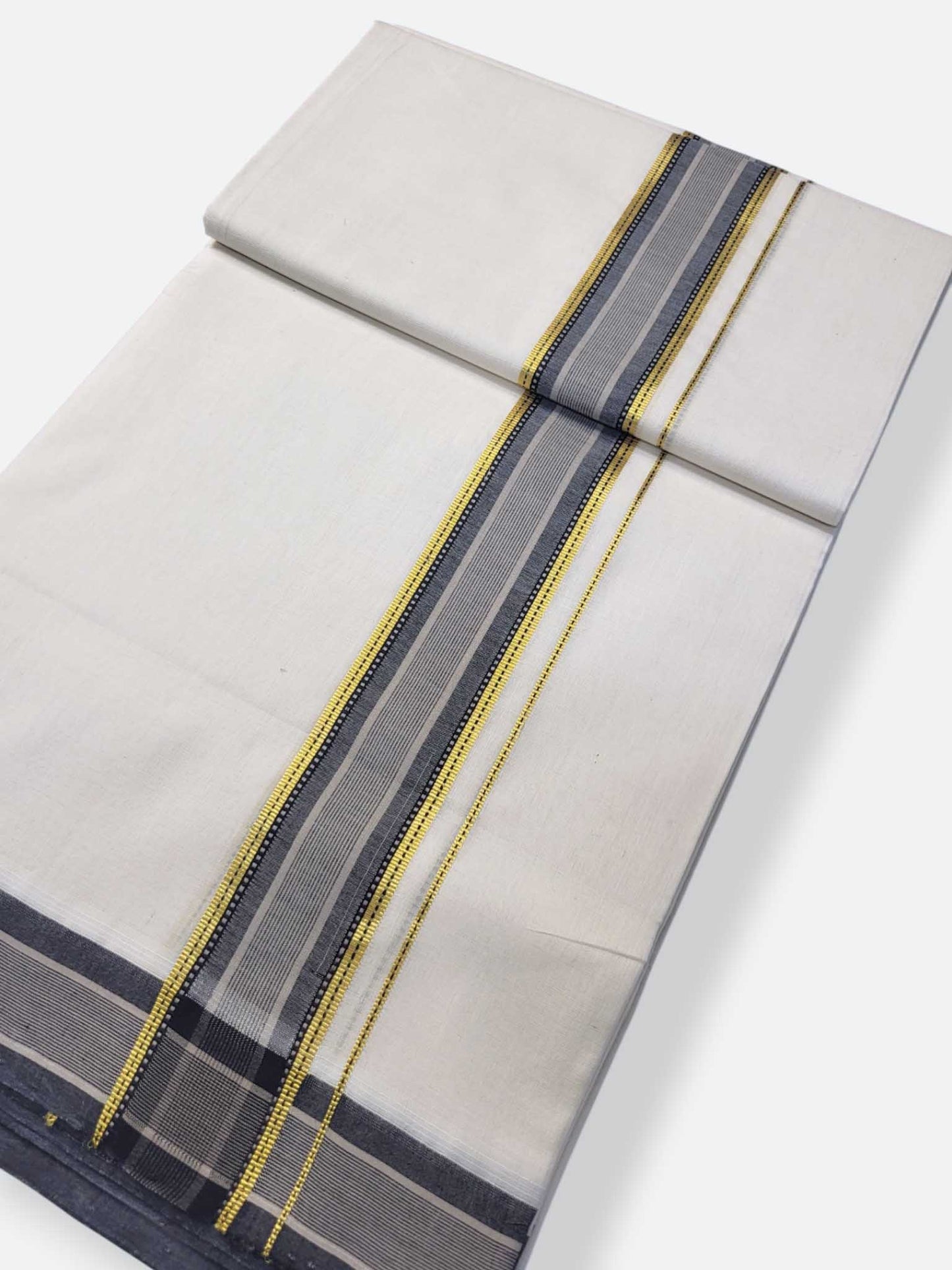 Kerala Premium Balaramapuram Handloom Dhoti/Mundu for Men