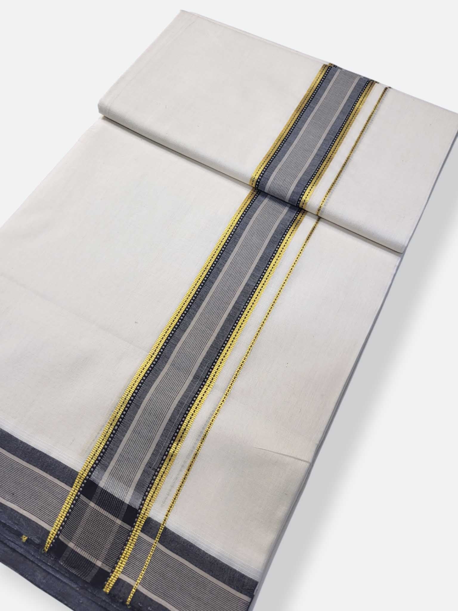 Kerala Premium Balaramapuram Handloom Dhoti/Mundu for Men