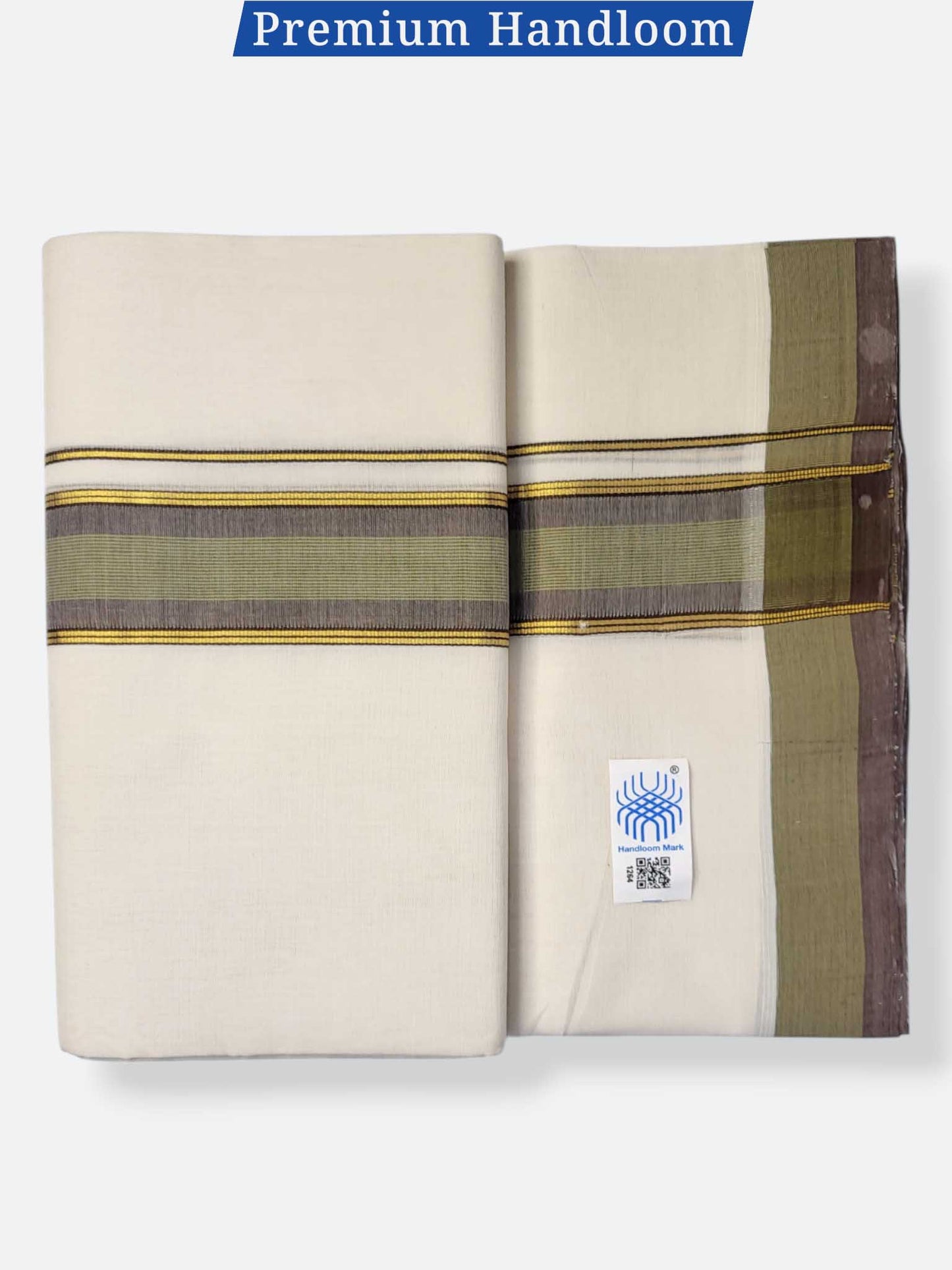Kerala Premium Balaramapuram Handloom Dhoti/Mundu for Men