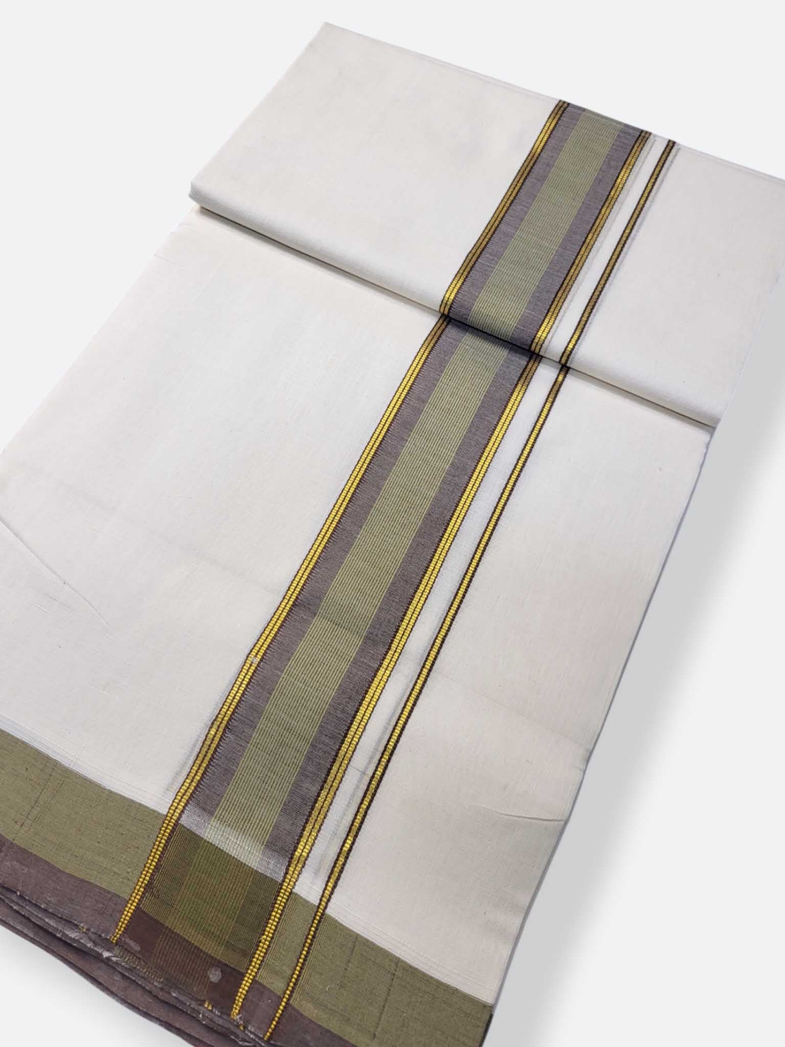 Kerala Premium Balaramapuram Handloom Dhoti/Mundu for Men