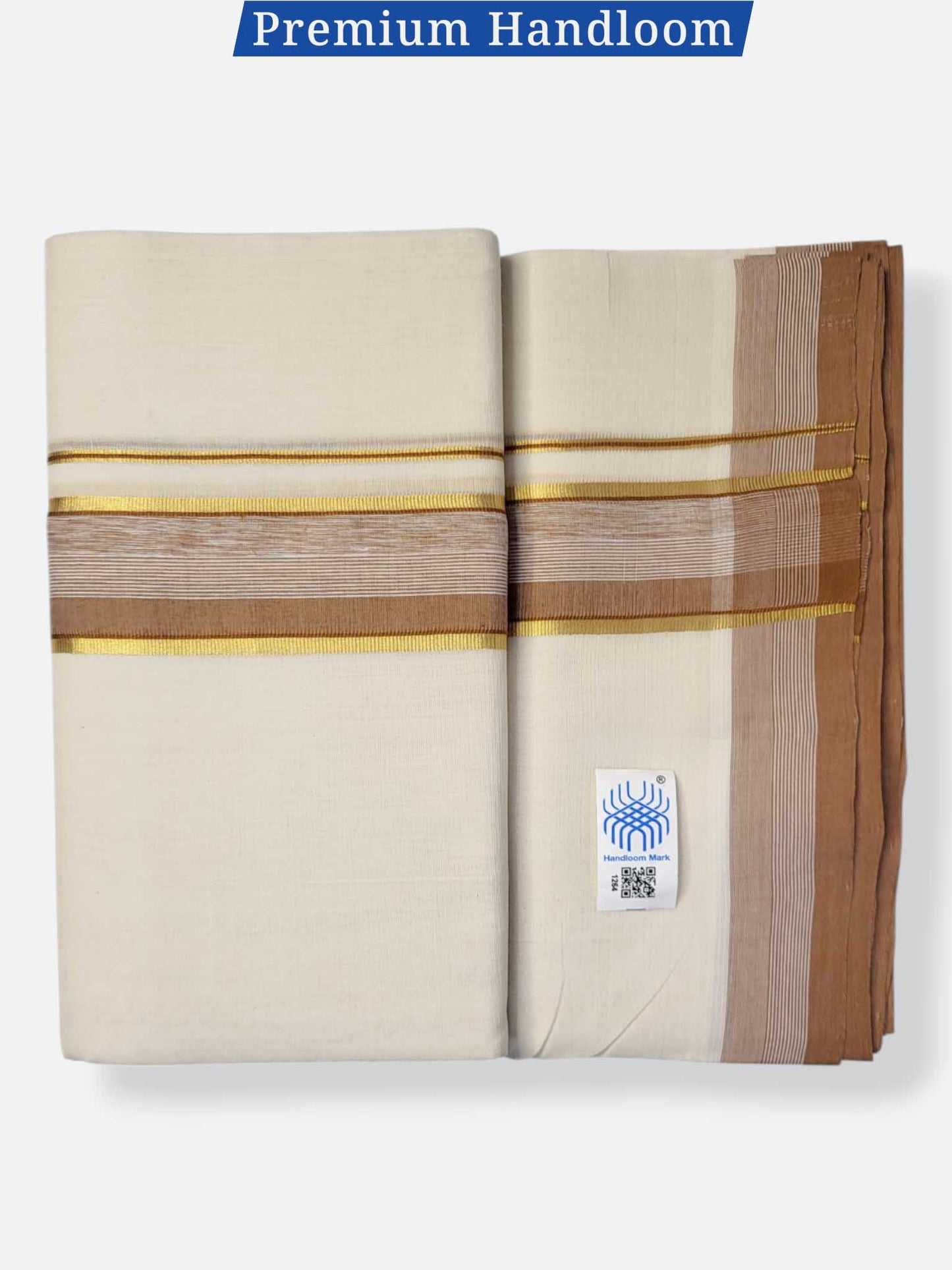 Kerala Premium Balaramapuram Handloom Dhoti/Mundu for Men
