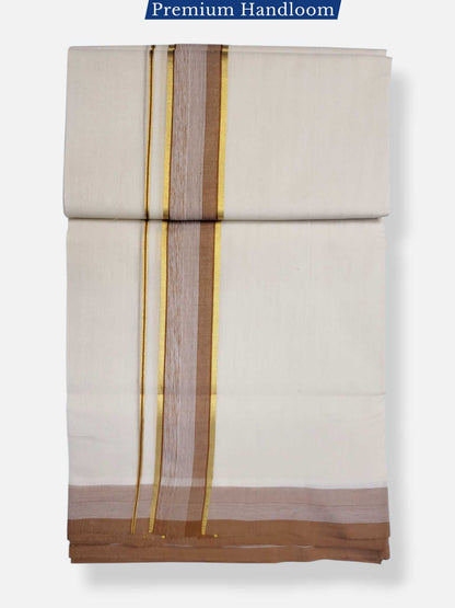 Kerala Premium Balaramapuram Handloom Dhoti/Mundu for Men