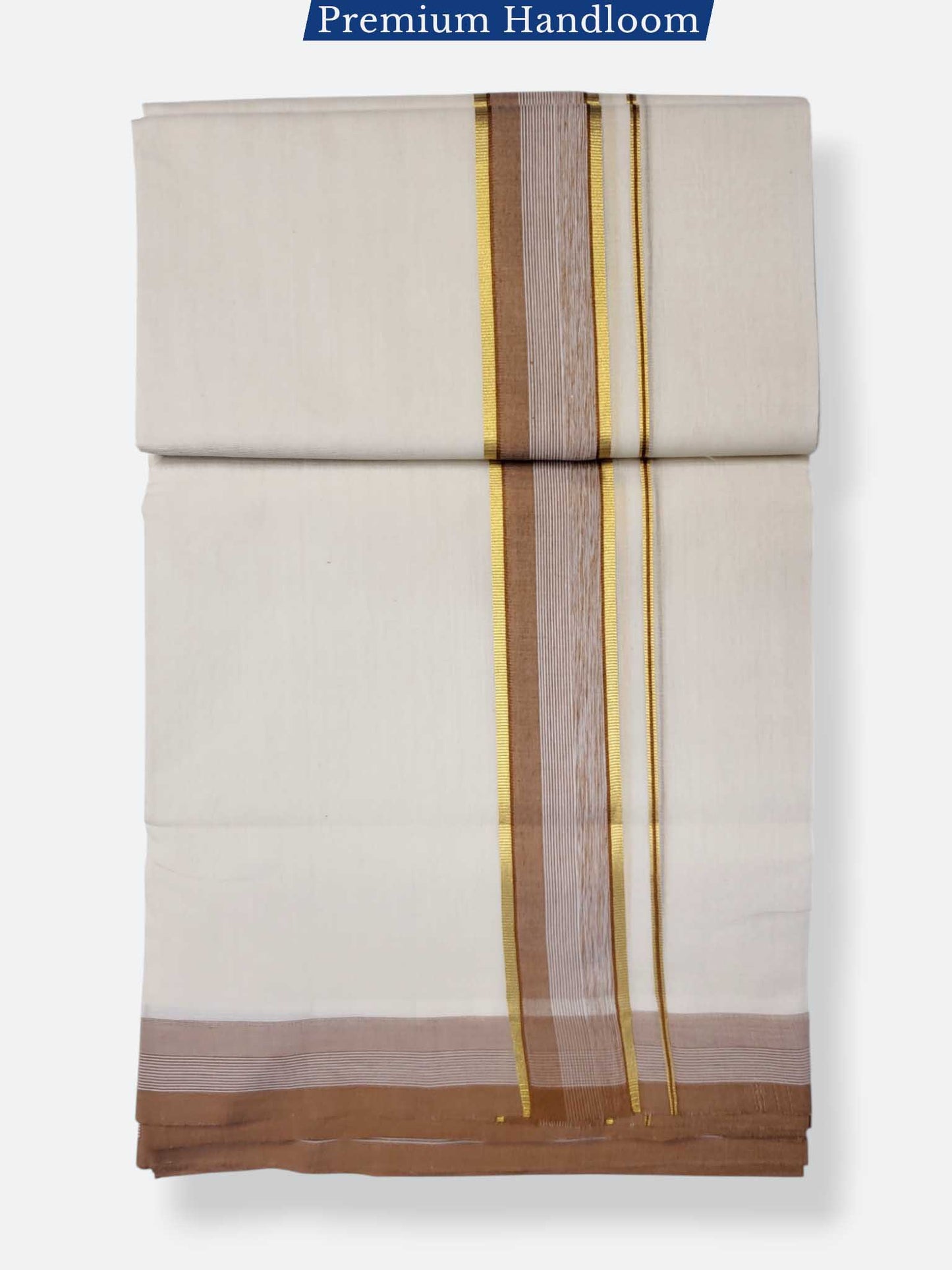 Kerala Premium Balaramapuram Handloom Dhoti/Mundu for Men