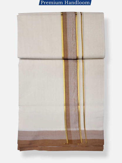 Kerala Premium Balaramapuram Handloom Dhoti/Mundu for Men