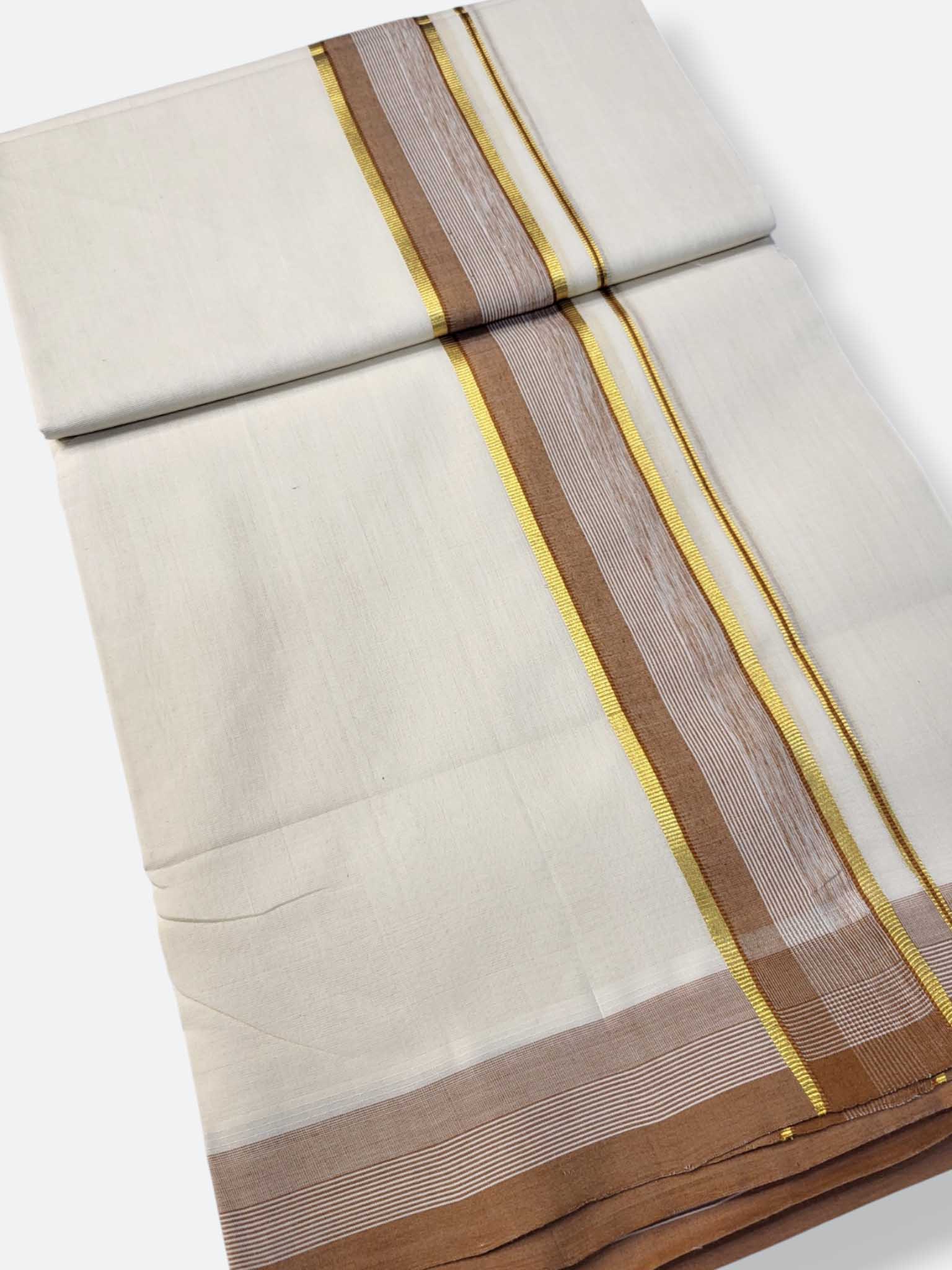 Kerala Premium Balaramapuram Handloom Dhoti/Mundu for Men