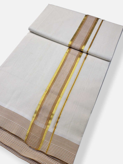 Kerala Premium Balaramapuram Handloom Dhoti/Mundu for Men
