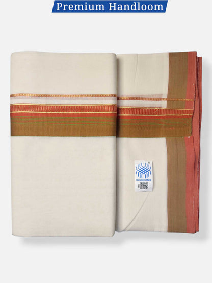 Kerala Premium Balaramapuram Handloom Dhoti/Mundu for Men