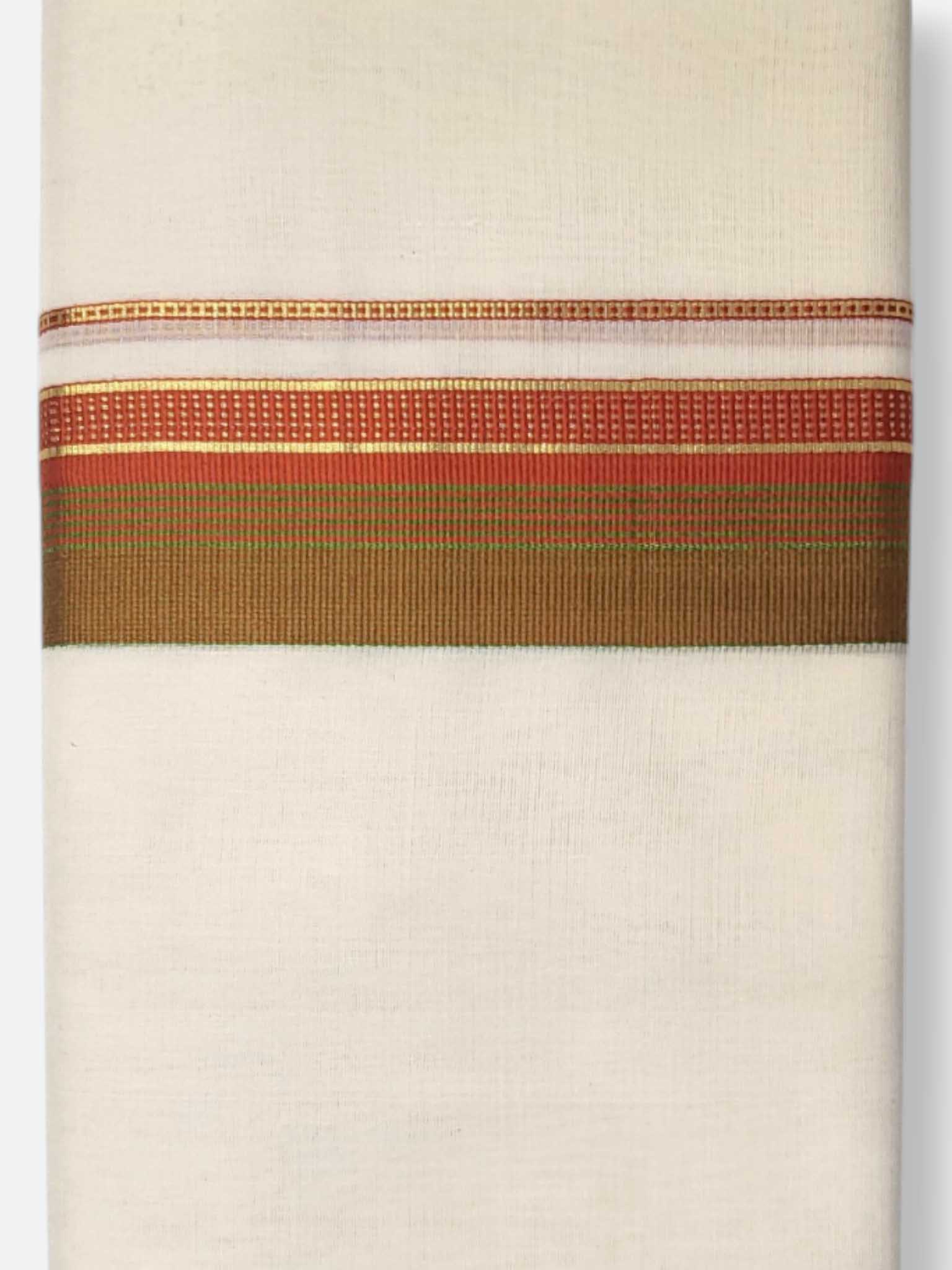 Kerala Premium Balaramapuram Handloom Dhoti/Mundu for Men
