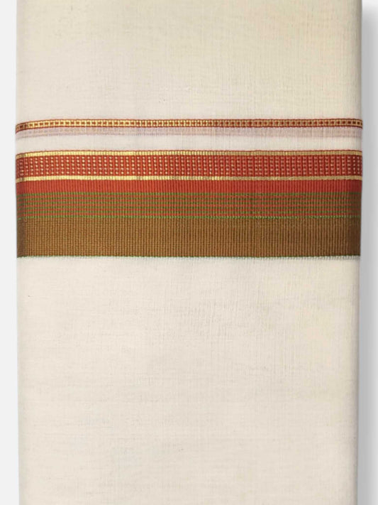 Kerala Premium Balaramapuram Handloom Dhoti/Mundu for Men