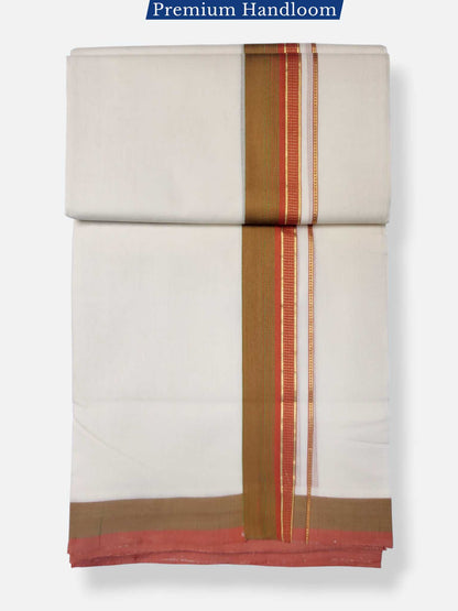 Kerala Premium Balaramapuram Handloom Dhoti/Mundu for Men